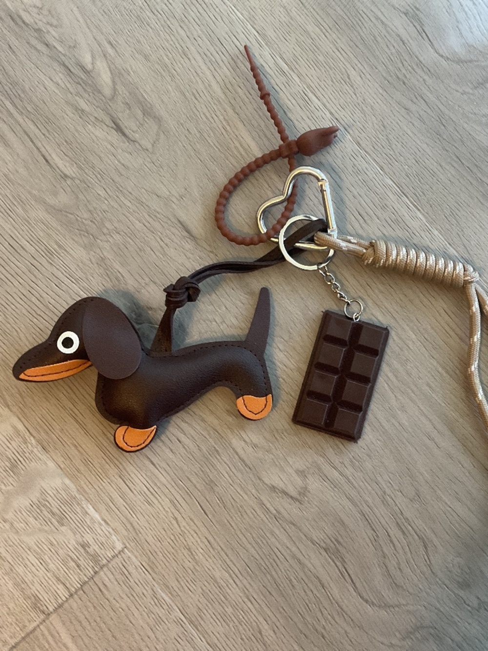 Tote bag charms y2k rope keychain accessories
